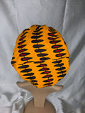 Sunburst Yellow Ankara Silk Bonnet