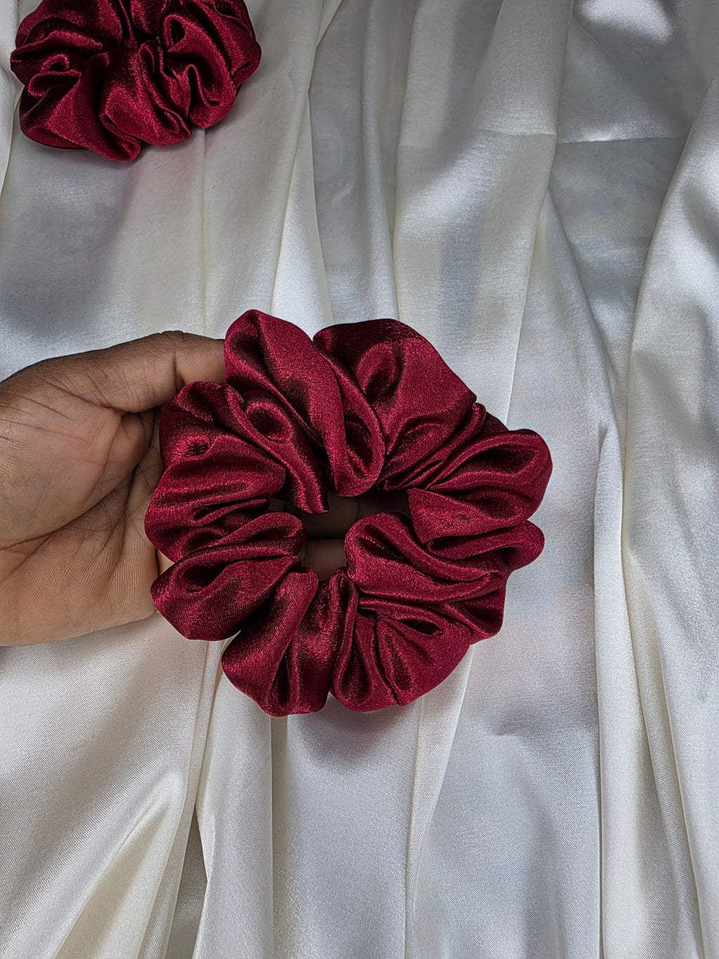 Burgundy Satin Queen