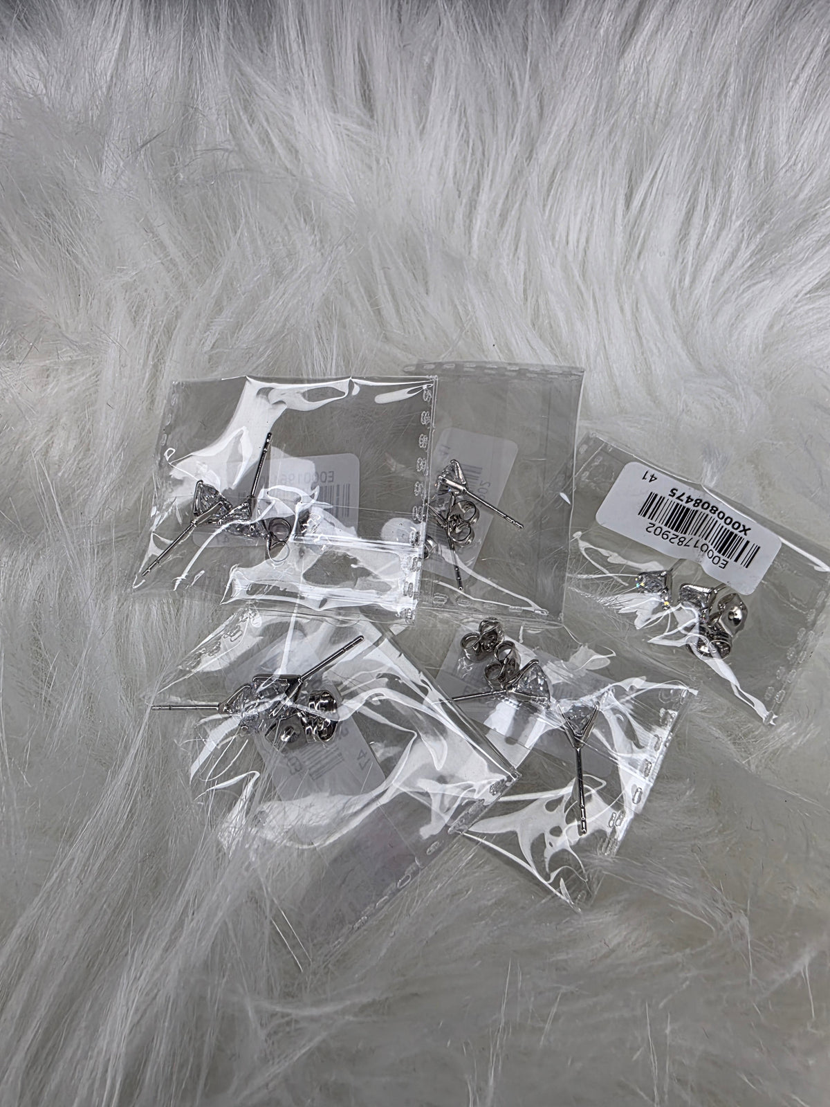 Diamond-Cut Statement Studs