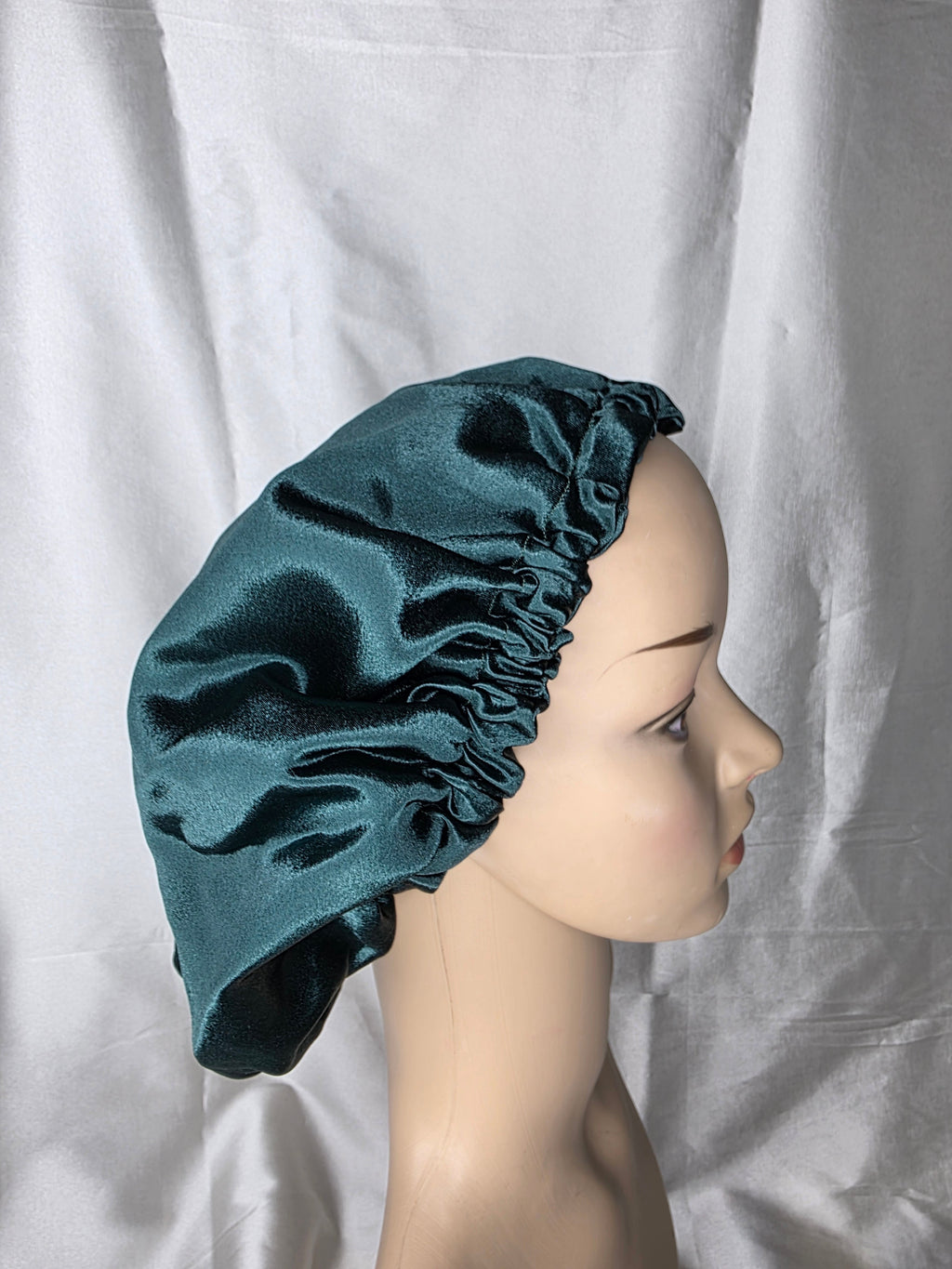 Emerald Luxe Silk Bonnet