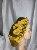 Golden Marigold Silk Bonnet