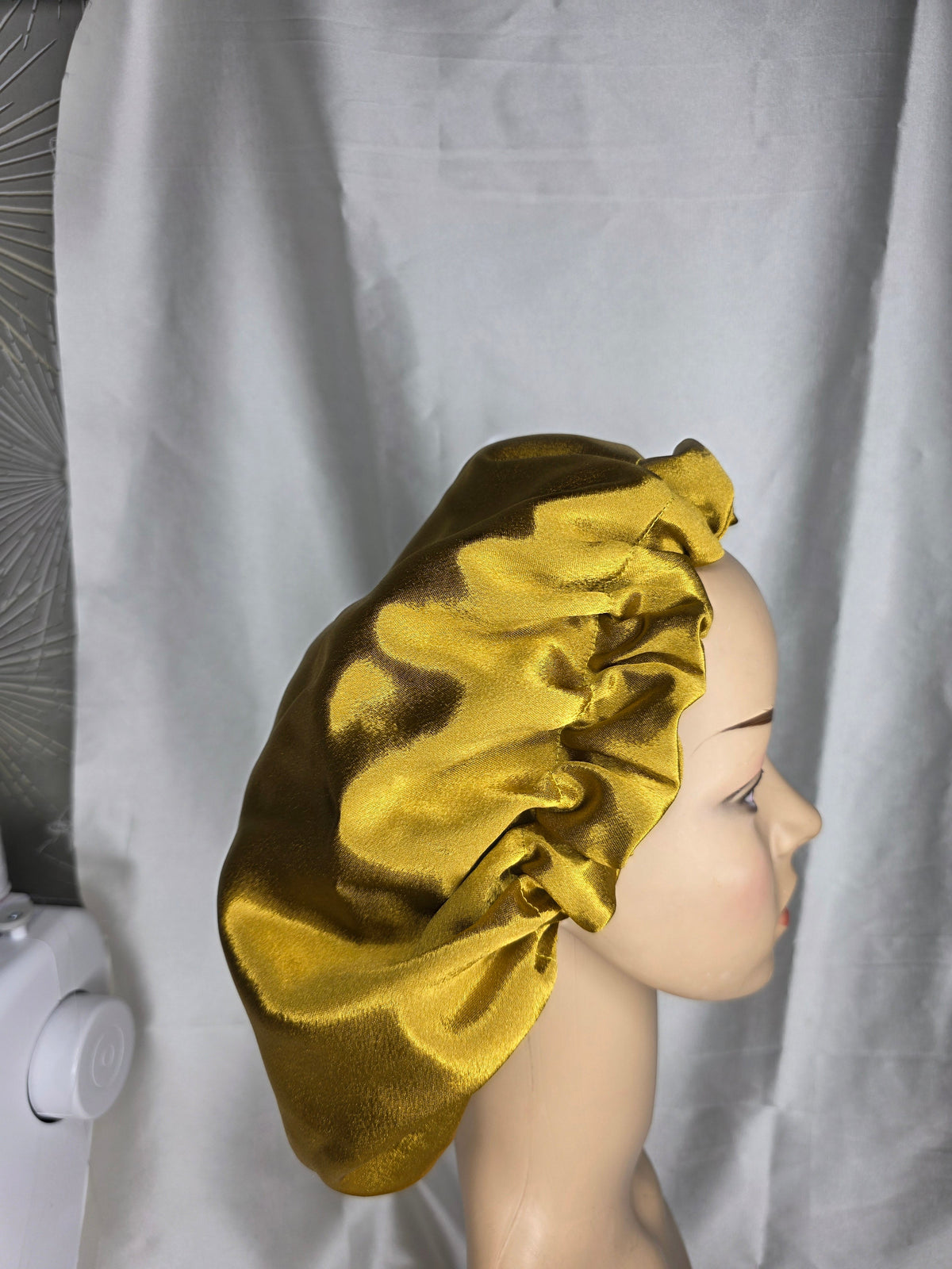 Golden Marigold Silk Bonnet