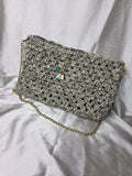 Glacier Grey & Chain Yarn Bag