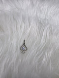 Ribbon Bypass Gold Pendant