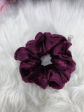 Deep Plum Velvet Scrunchie